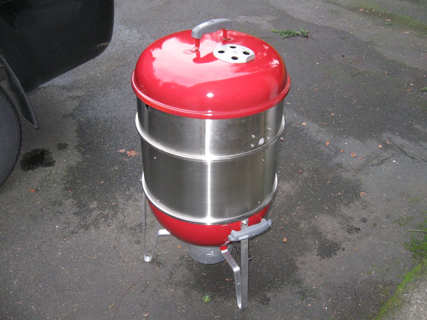 **18.5" Cajun Bandit Stacker conversion** The BBQ BRETHREN FORUMS.